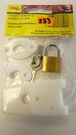 Gas bottle locker catch set