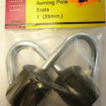 Awning pole ends