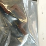 Brown battery strap holder